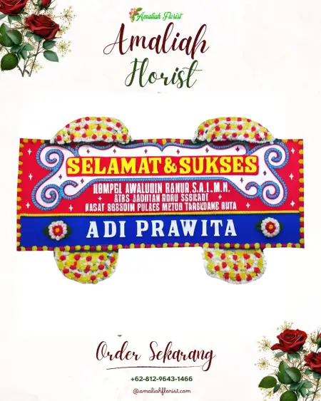 Papan Bunga Ucapan Selamat Wanasaba Kidul